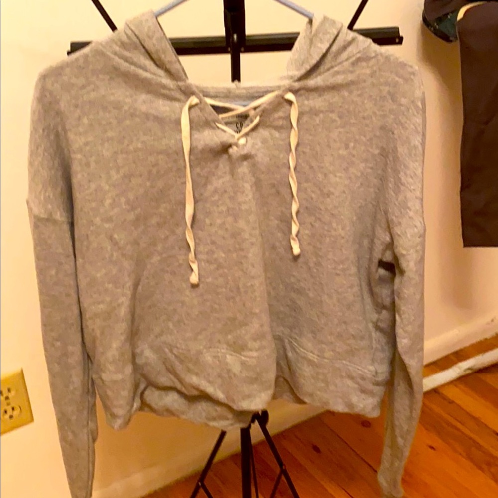 So Brand Cropped Hoodie